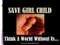 Page 2: Save girl child ppt