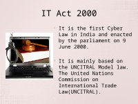 Page 8: Information Technology Act,2000 Ppt