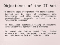 Page 9: Information Technology Act,2000 Ppt