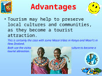 Page 16: The advantages and disadvantages of tourism