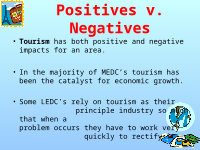Page 4: The advantages and disadvantages of tourism